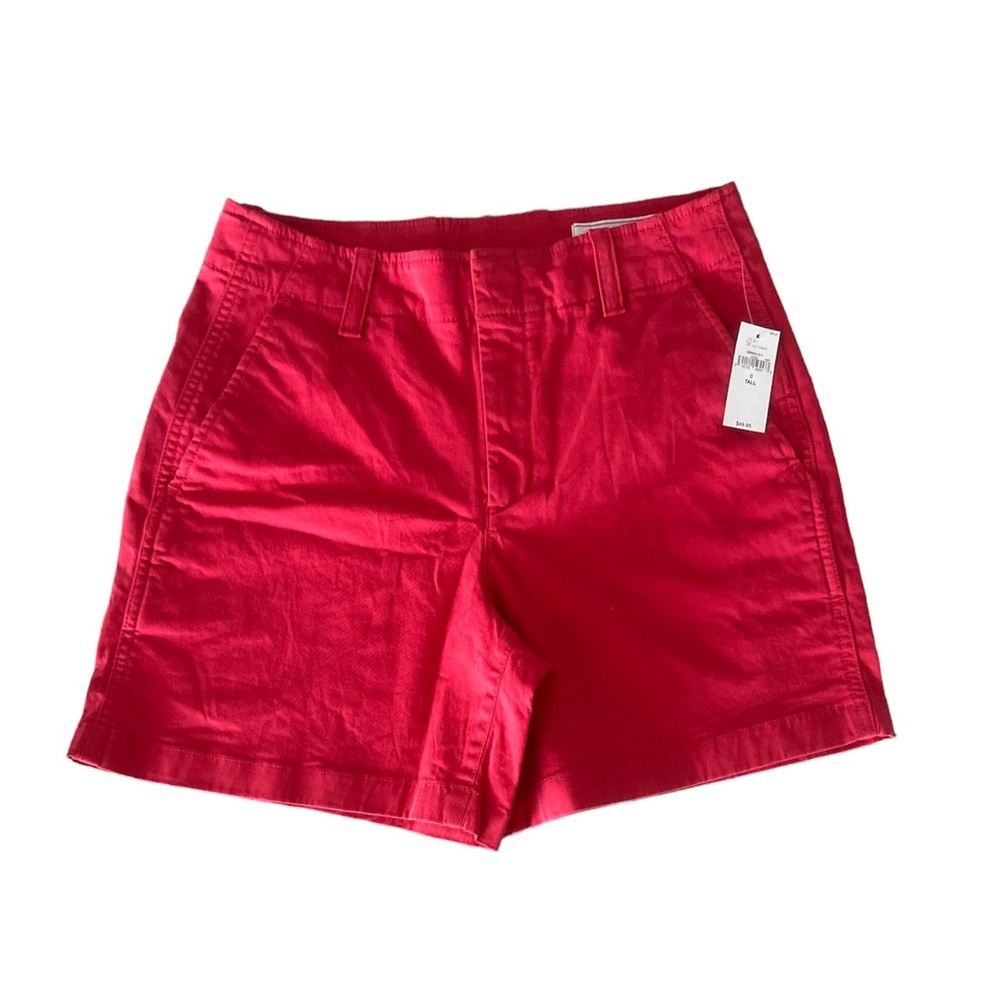 Gap women’s 4” downtown Khaki shorts, size 0 tall, NWT